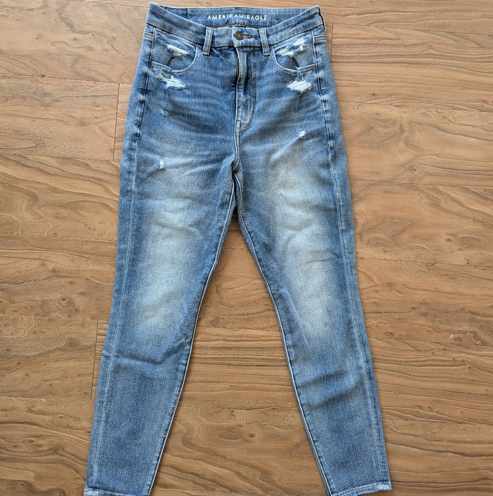 American Eagle Outfitters Blue Skinny Jeans - Picture 1 of 8